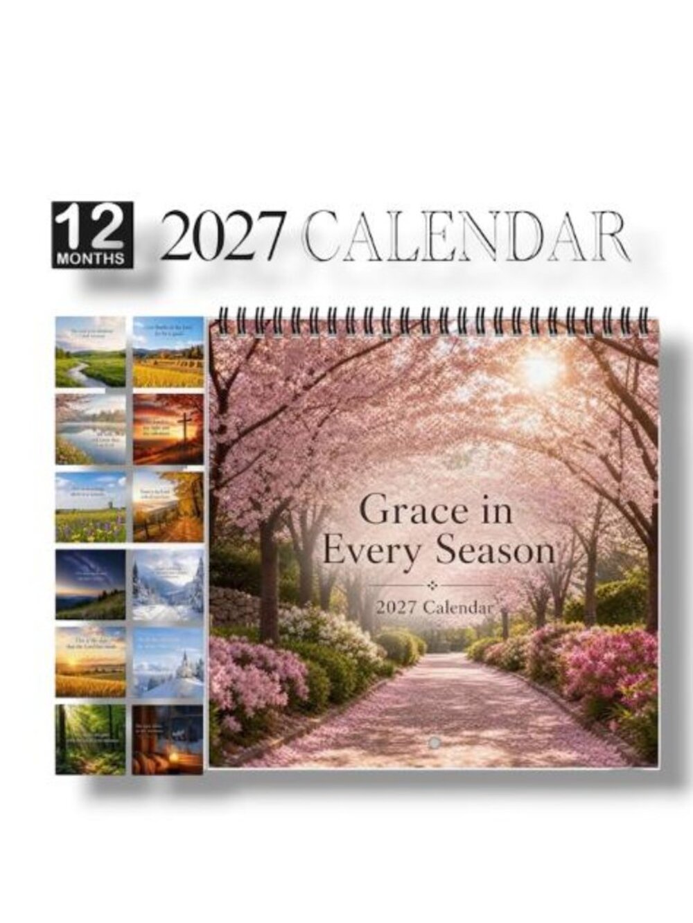 NWT - 2027 - GRACE IN EVERY SEASON FAITH BASED CALENDER